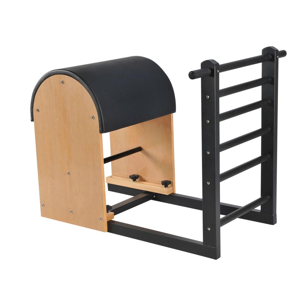 Barril Pilates con escalera y base de acero