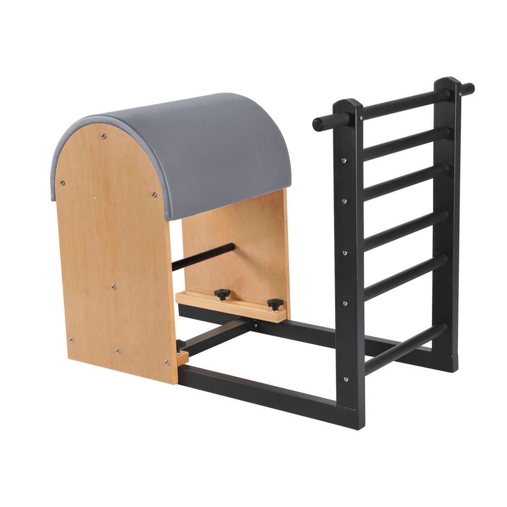Barril Pilates con escalera y base de acero