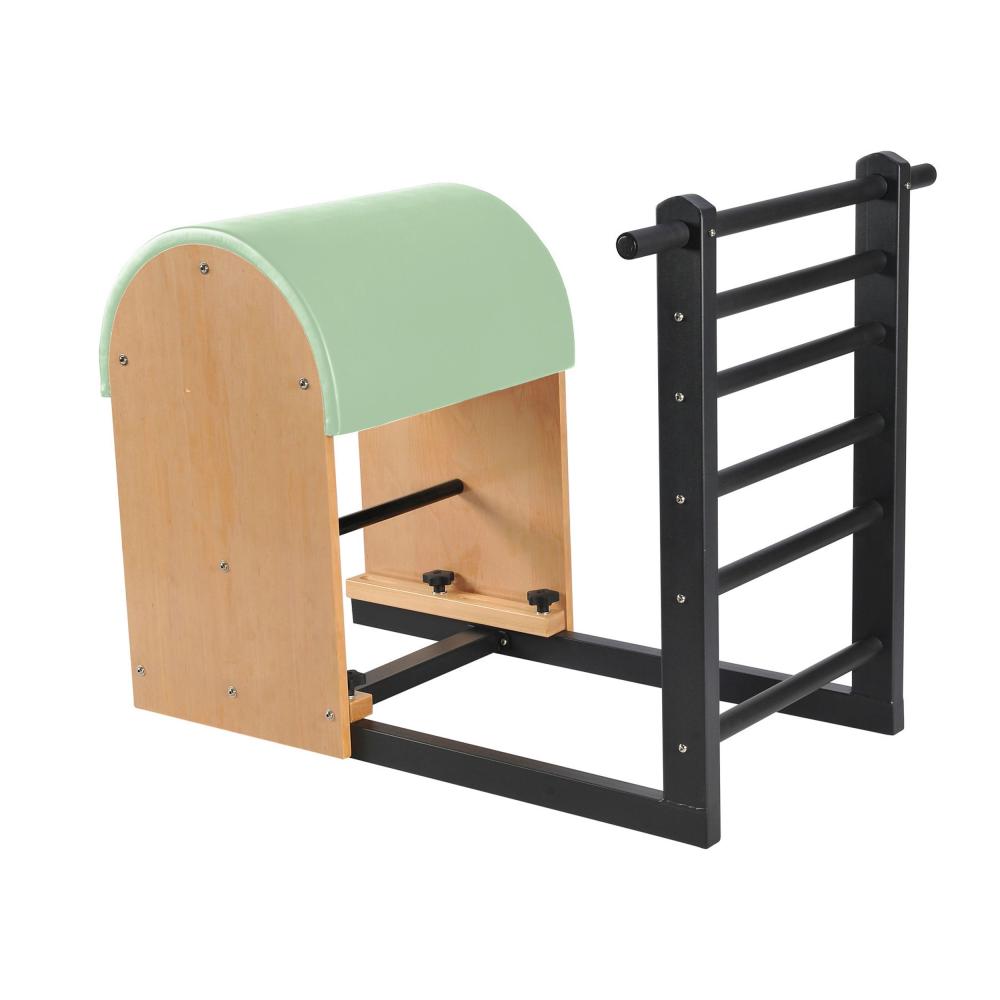 Barril Pilates con escalera y base de acero