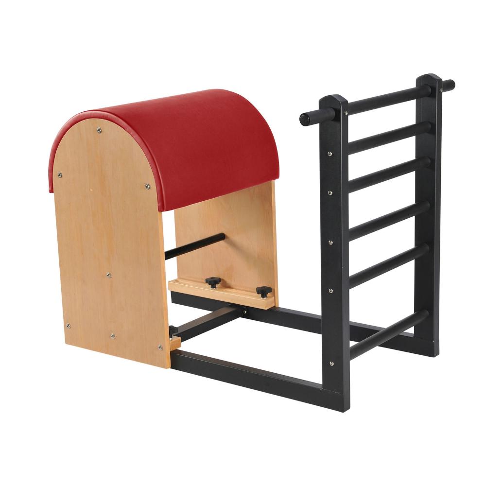 Barril Pilates con escalera y base de acero