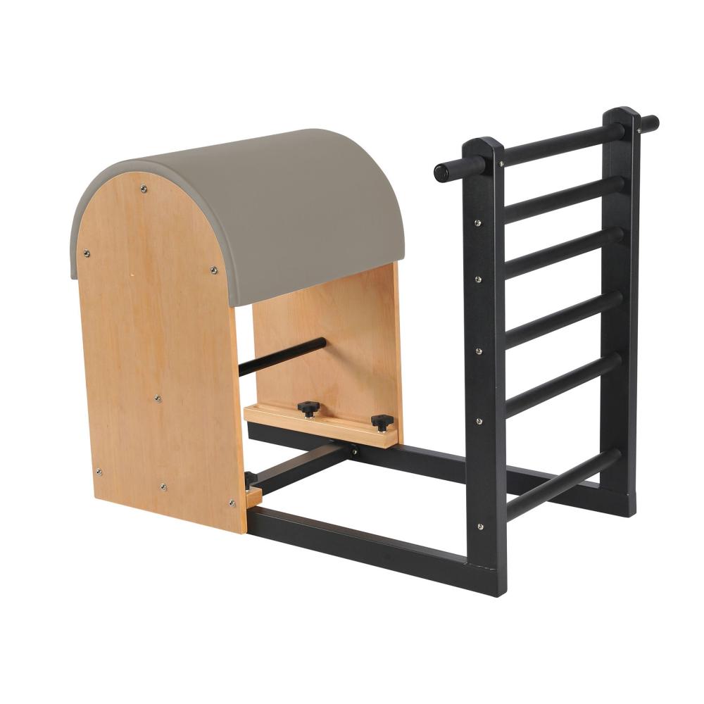 Barril Pilates con escalera y base de acero