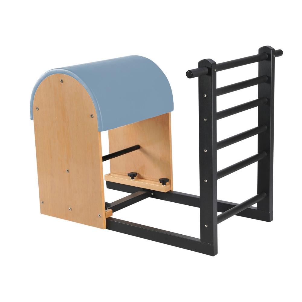 Barril Pilates con escalera y base de acero