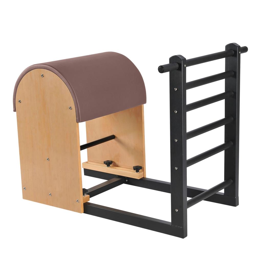 Barril Pilates con escalera y base de acero