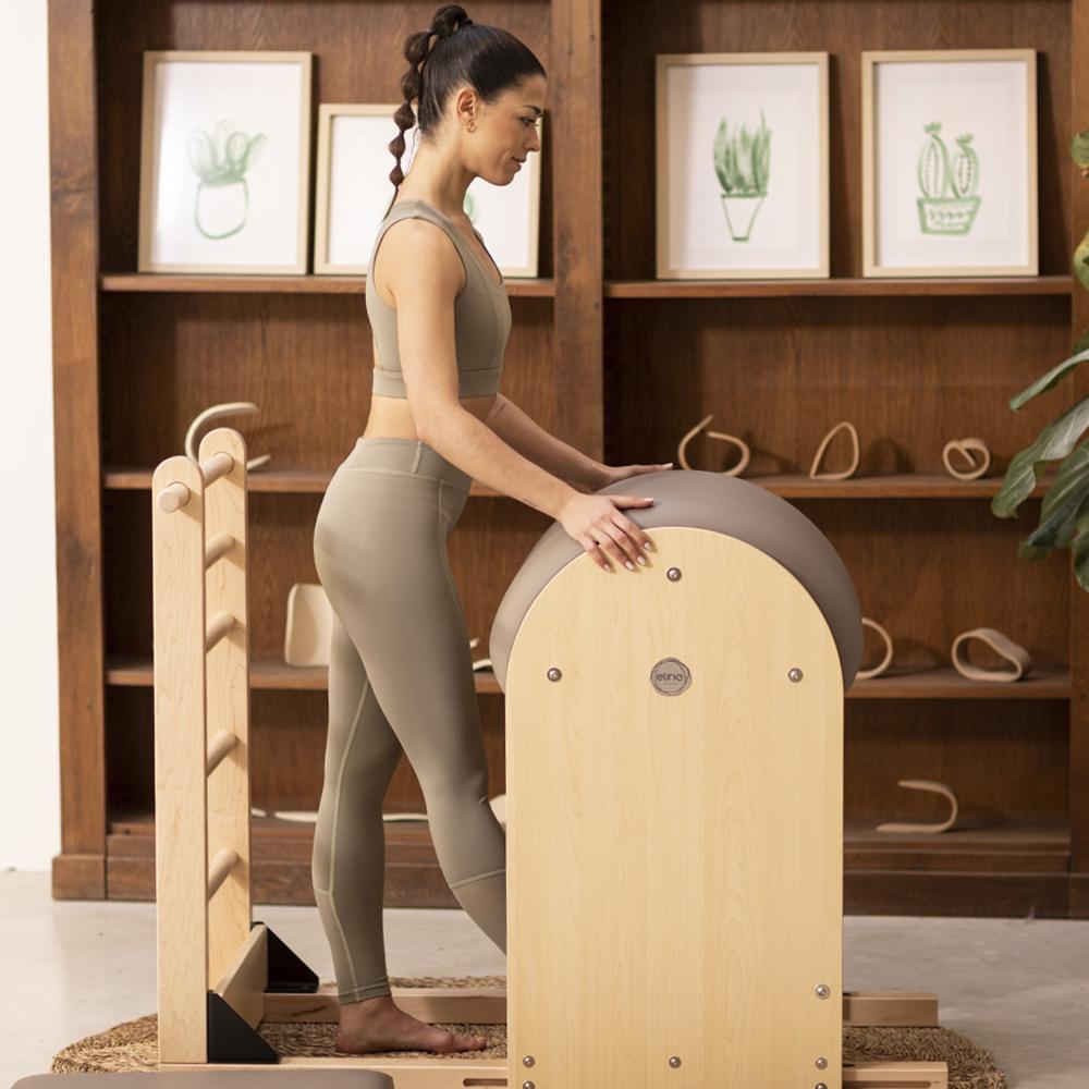Barril Pilates con escalera y base de madera | Ladder Barrel