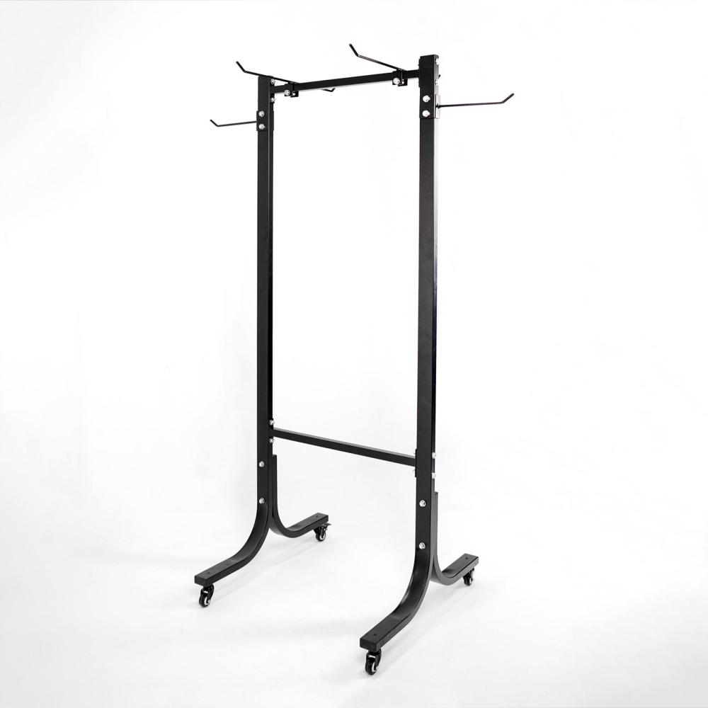 Estanteria Doble para Colchonetas Ajustable con ruedas