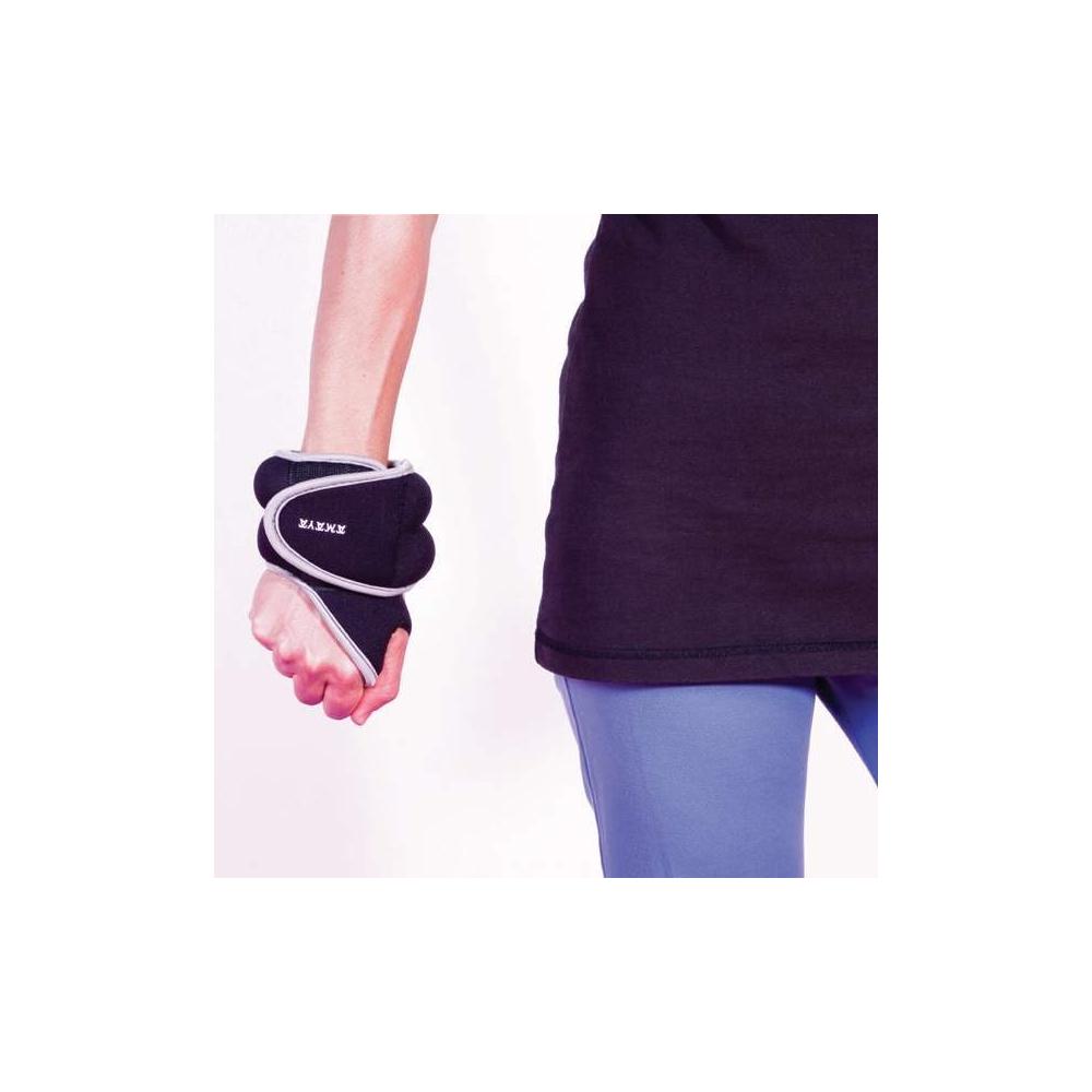 Muñequeras de peso ergonómica. Set de 2 unidades.