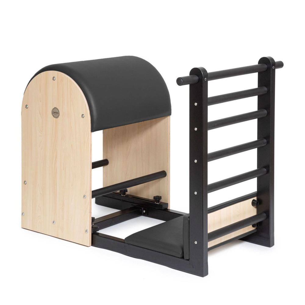 ELITE Barril Pilates con escalera con base de acero
