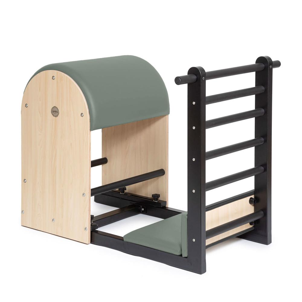 ELITE Barril Pilates con escalera con base de acero