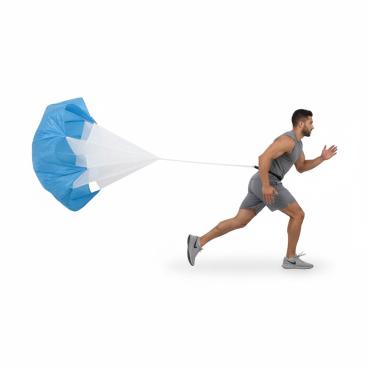 Paracaídas potenciador de velocidad