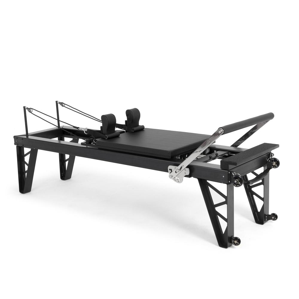 Reformer Pilates de Aluminio HL 4. Apilable, ligero y versátil.