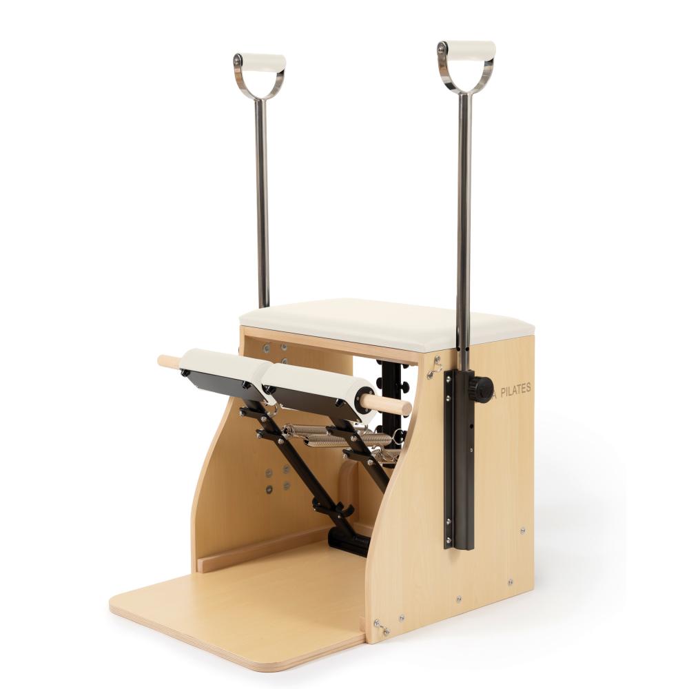 Silla Pilates combinada con base de madera