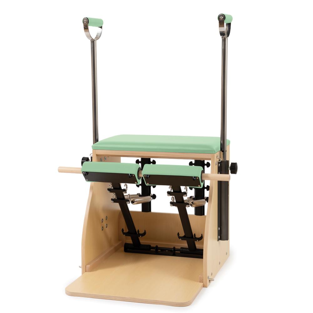 Silla Pilates combinada con base de madera