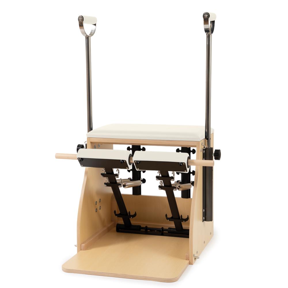 Silla Pilates combinada con base de madera