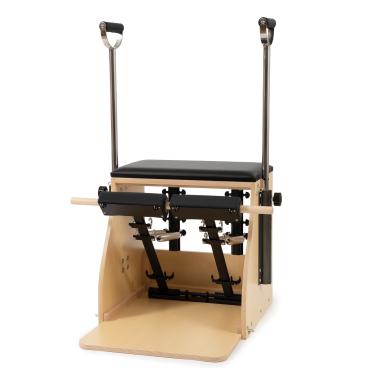 Silla Pilates combinada con base de madera
