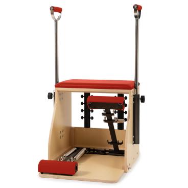 Silla Pilates combinada con base de madera