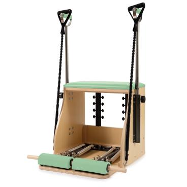 Silla Pilates combinada con base de madera