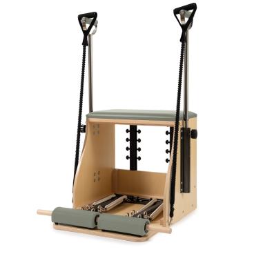 Silla Pilates combinada con base de madera
