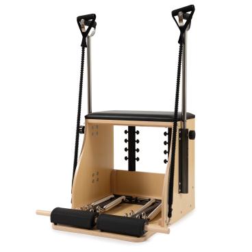 Silla Pilates combinada con base de madera