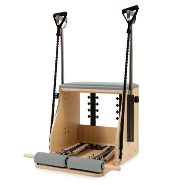Silla Pilates combinada con base de madera