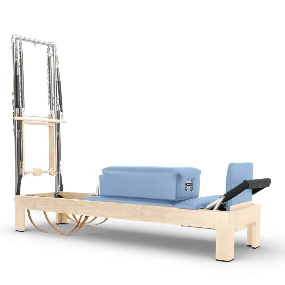 Reformer Clásico Madera Natural 86" Con Torre