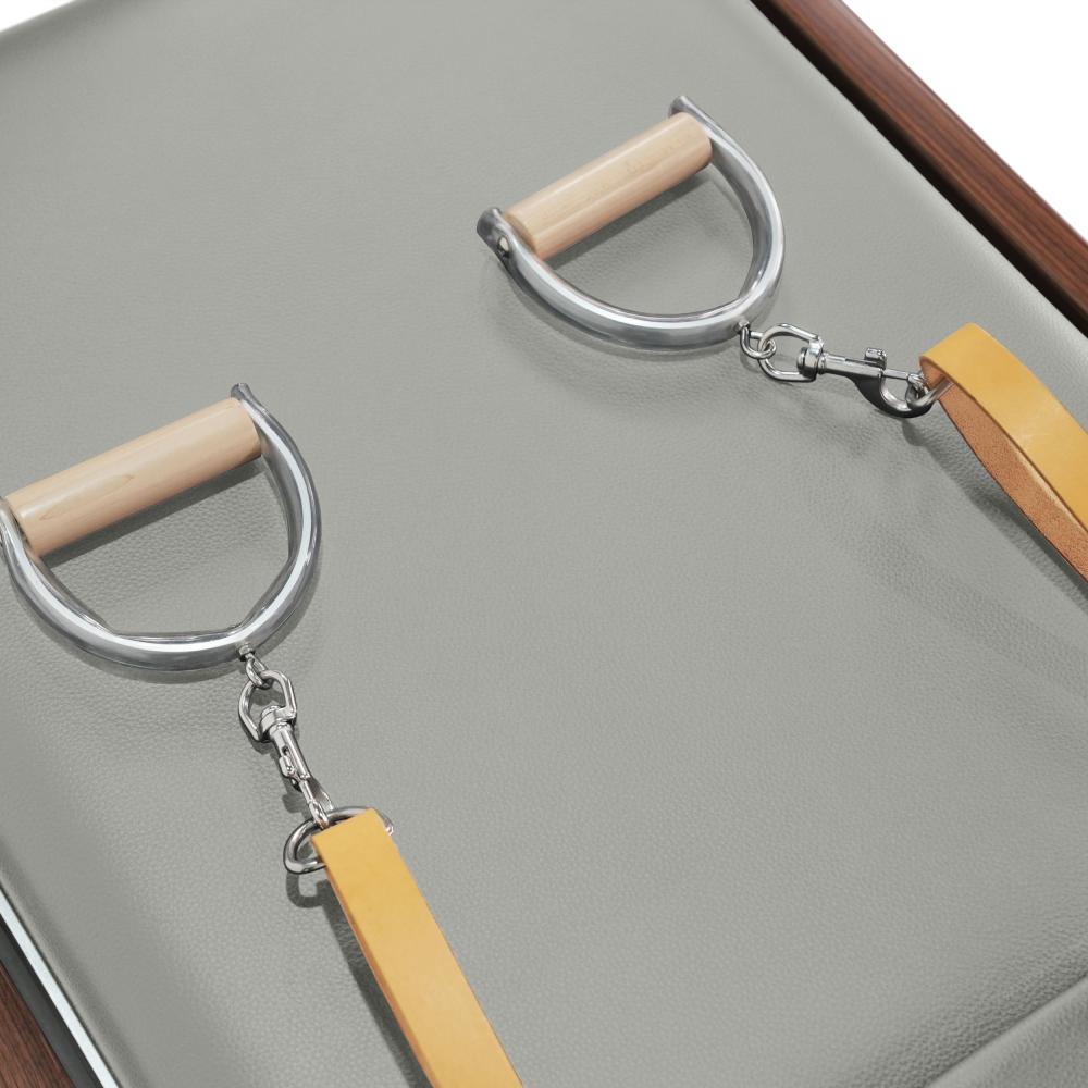 Reformer Clásico Madera Oscura 86" Con Torre