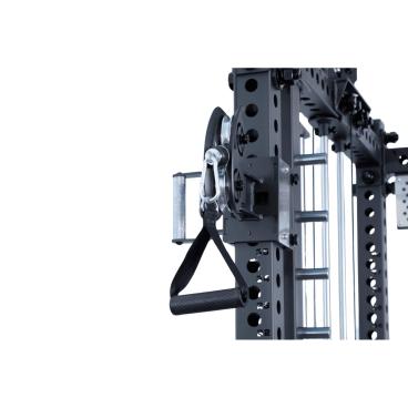 jaula multifuncional profesional | power rack + smith + doble polea pro series