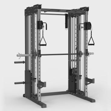 Máquina Smith Profesional con Doble Polea + Rack FT3 V2