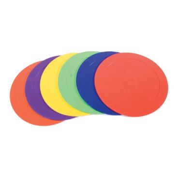 Marcador de suelo para colegio: Círculos de caucho 23 cm diámetro