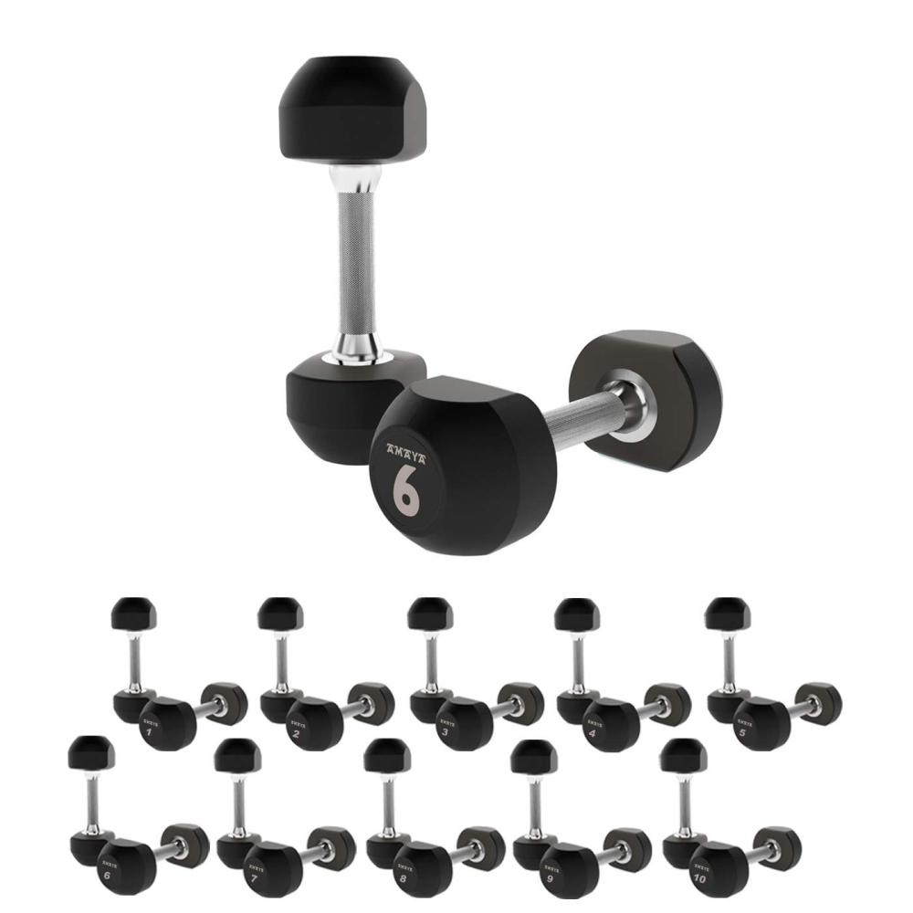 Set Mancuernas Caucho Amaya