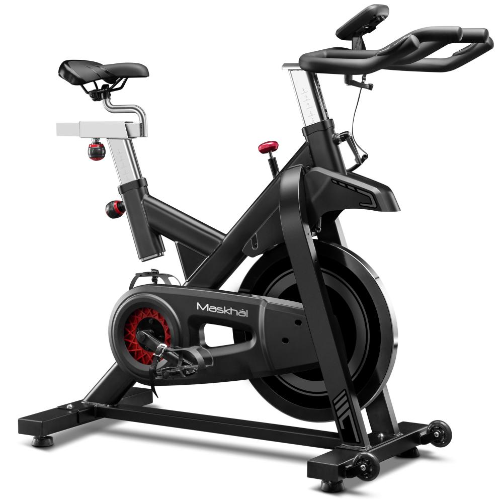 Bicicleta Ciclismo Indoor para Casa Maskhal Black - Rueda de Inercia 13kg Consola LCD Bicicleta Ciclismo Indoor para Casa Maskhal Black - Rueda de Inercia 13kg Consola LCD