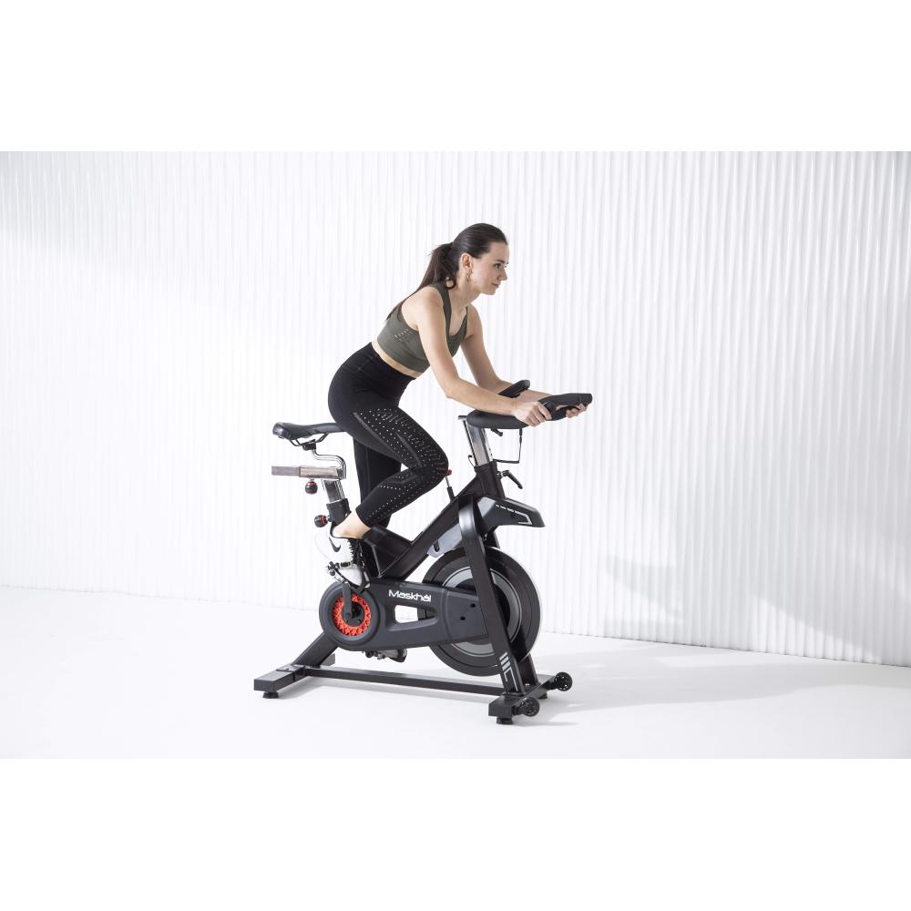 Bicicleta Ciclismo Indoor para Casa Maskhal Black - Rueda de Inercia 13kg Consola LCD