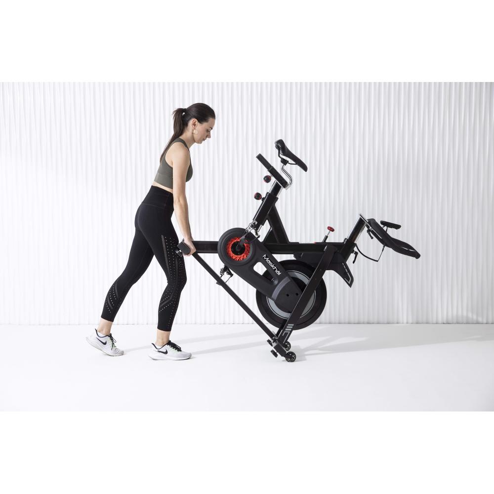 Bicicleta Ciclismo Indoor para Casa Maskhal Black - Rueda de Inercia 13kg Consola LCD