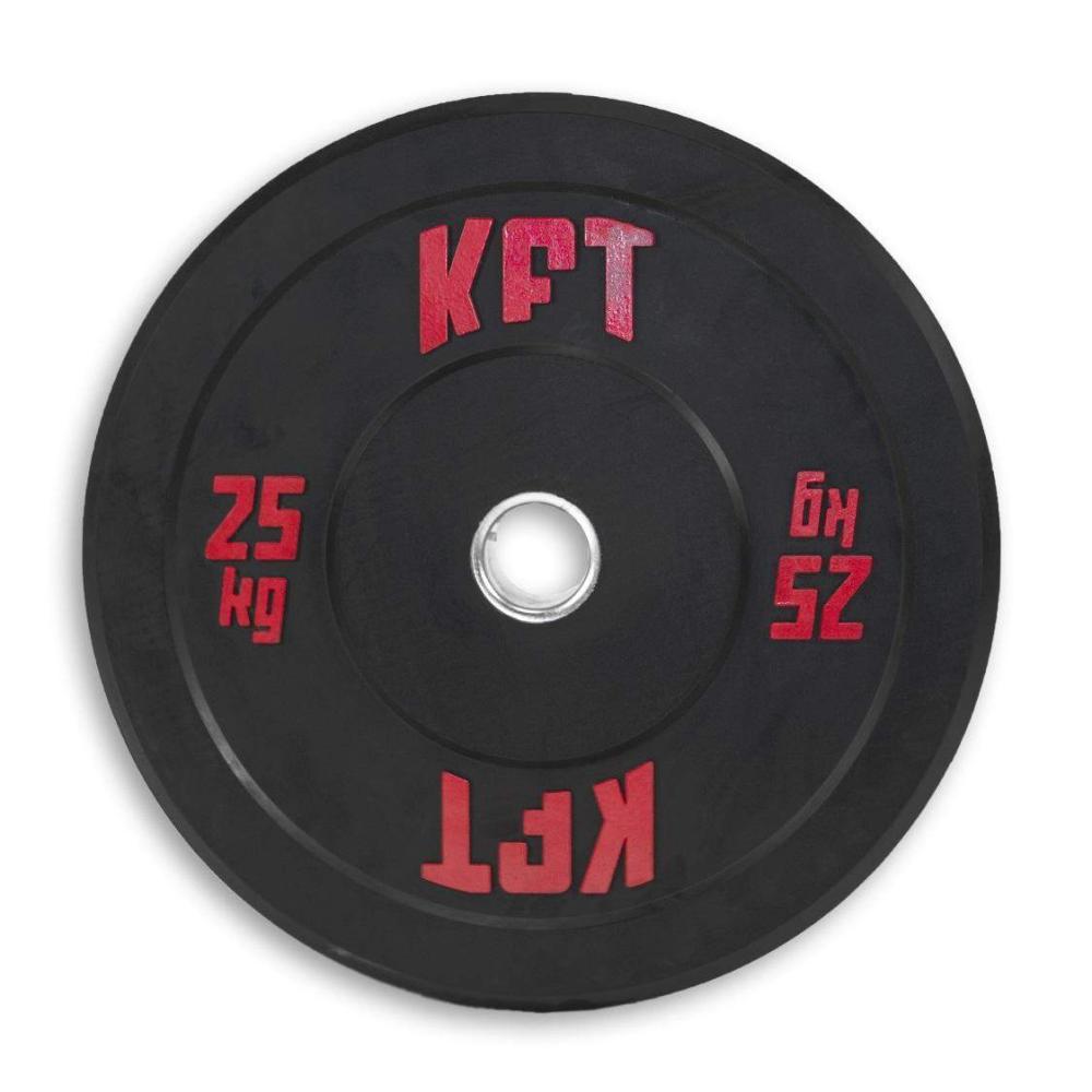 Juego Discos Bumper KFT Negro (2 Und. por peso)