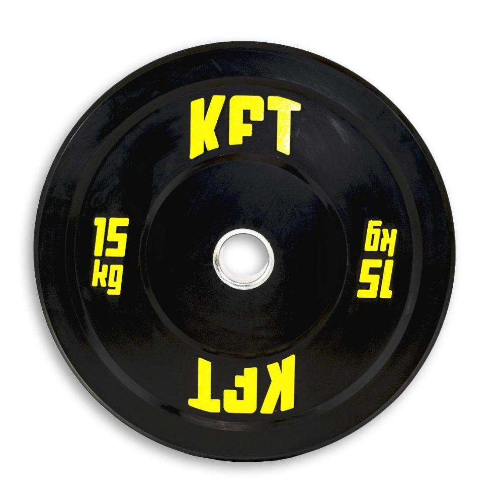 Juego Discos Bumper KFT Negro (2 Und. por peso)