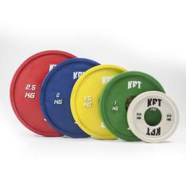 Juego Completo Disco Fraccional Halterofilia Cross Training (2 Unds por peso) - Varios Colores