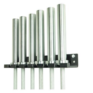 Soporte pared para 6 barras