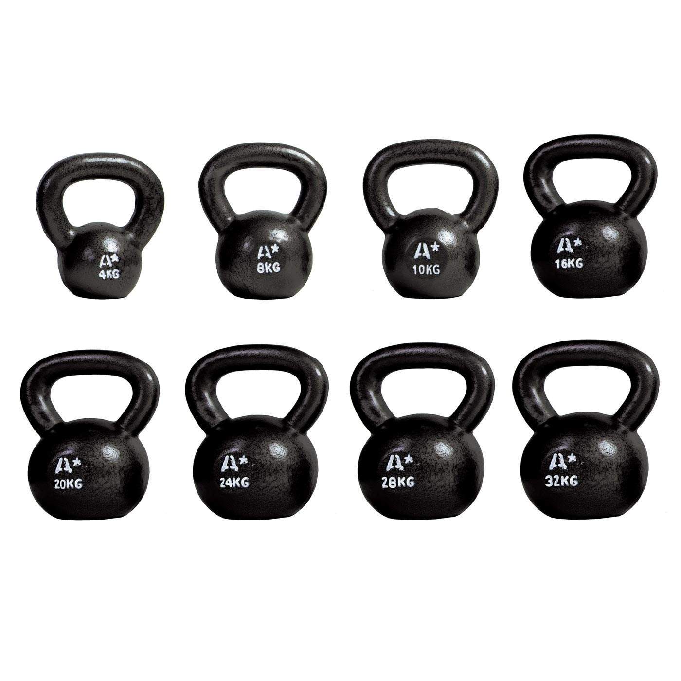 Kettlebell Cast Iron -  (JUEGO COMPLETO (1 UD POR PESO))