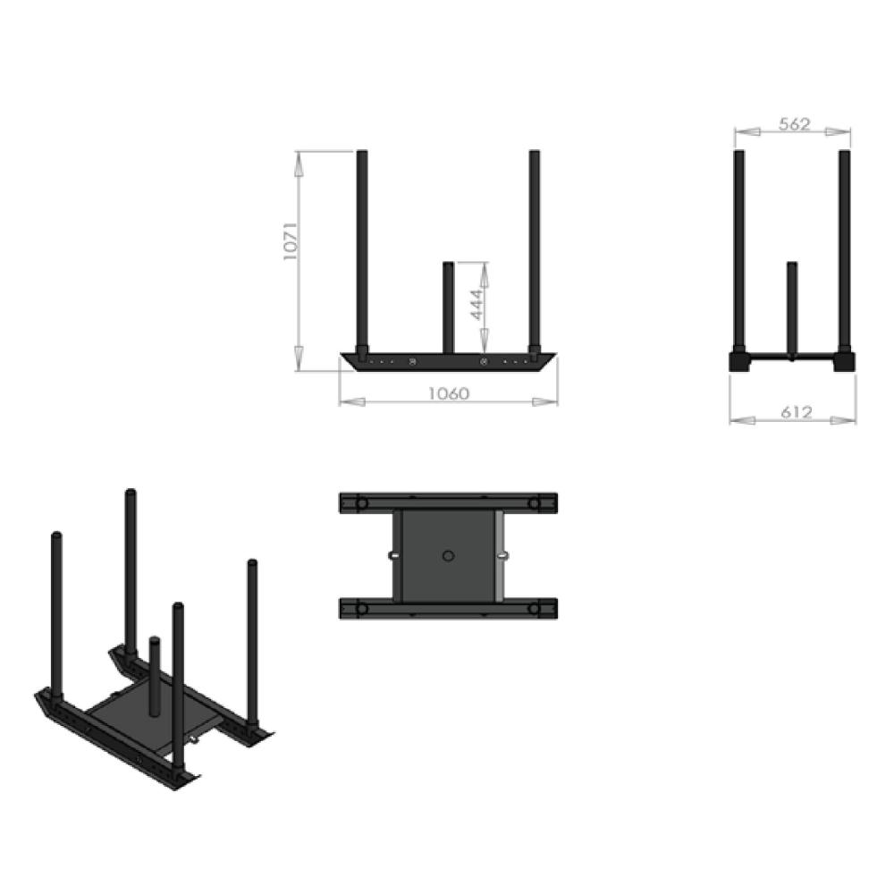Power Sledge - Trineo empuje