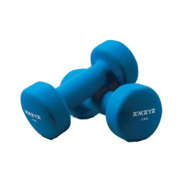 Juego Completo Mancuernas de Neopreno Pesas Cross Training (1 Und por peso) - Varios Colores