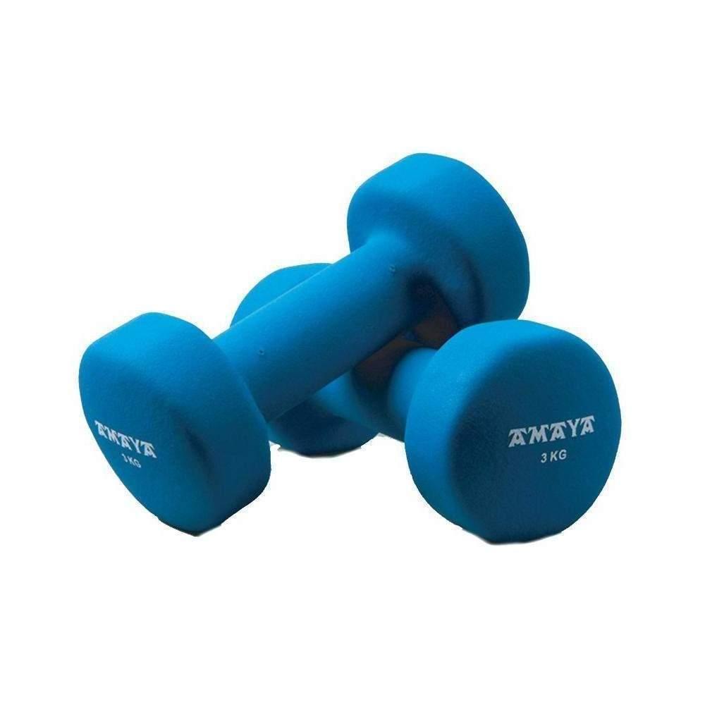 Juego Completo Mancuernas de Neopreno Pesas Cross Training (1 Und por peso) - Varios Colores