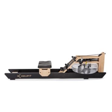 Máquina de Remo Koufit Hydro Rower "Roble Blanco-Negro"