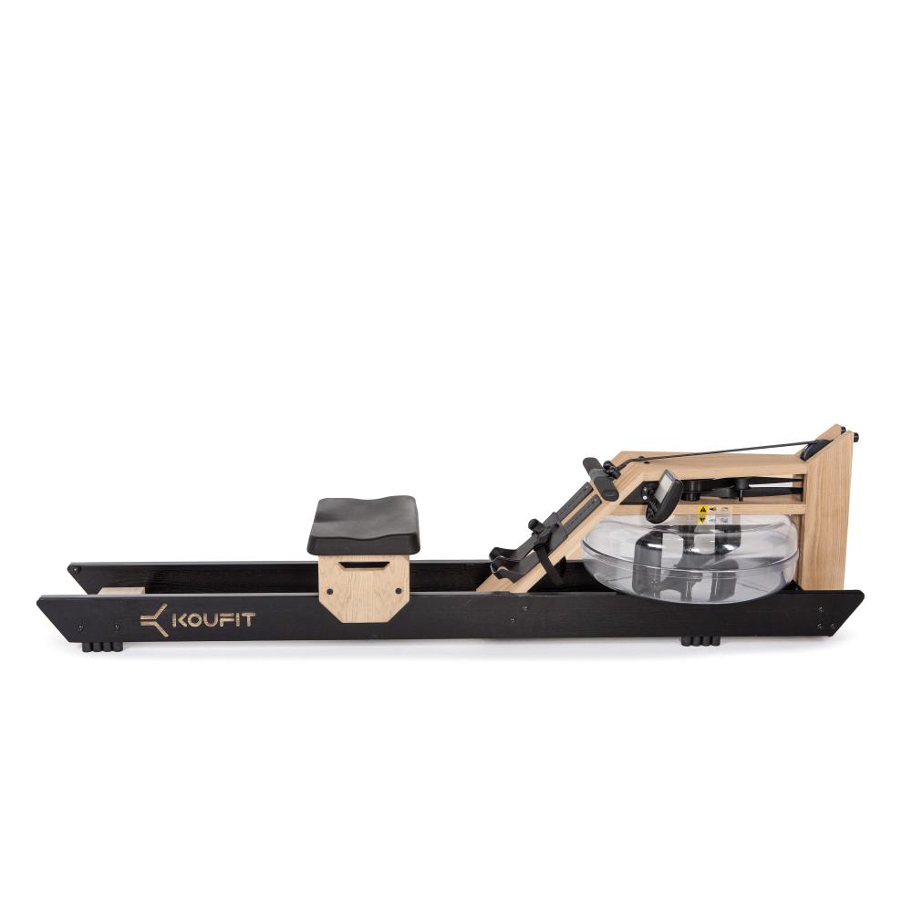 Máquina de Remo Koufit Hydro Rower "Roble Blanco-Negro"