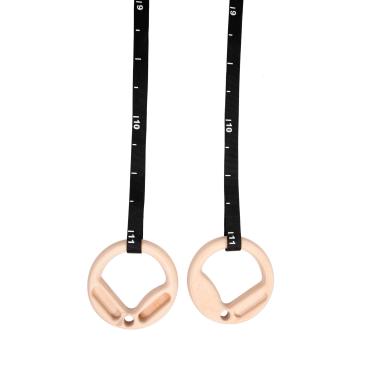 Gym Rings 23.5 cm x 32 mm. Finger Training. Correa 4.5 M x 25mm.